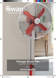 Manual Swan SFA1020RN Fan