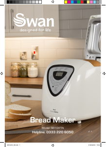 Manual Swan SB1041N Bread Maker