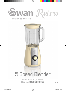 Handleiding Swan SP20180PN Blender