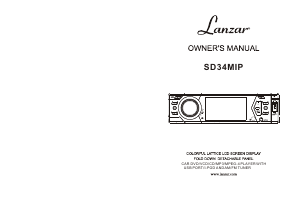 Manual Lanzar SD34MIP Car Radio