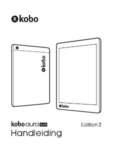 Handleiding Kobo Aura H2O Edition 2 E-reader
