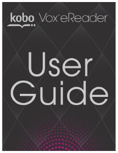 Manual Kobo Vox E-Reader