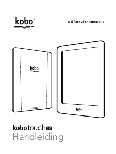 Handleiding Kobo Touch 2.0 E-reader