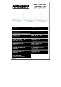 Manuál König CMP-WNROUT50 Router