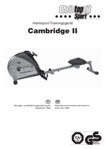 Bedienungsanleitung Christopeit Cambridge II Rudergerät