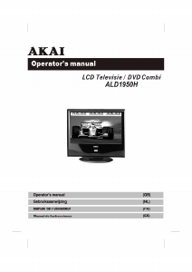 Handleiding Akai ALD1950H LCD televisie
