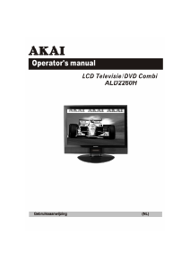 Mortal micro Voorspellen Handleiding Akai ALD2260H LCD televisie