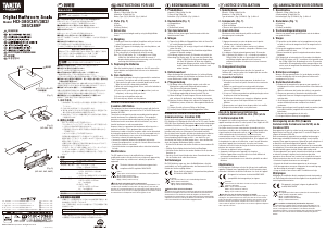 Manual Tanita HD-385 Balança