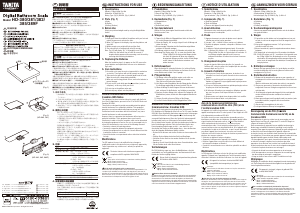 Mode d’emploi Tanita HD-389F Pèse-personne