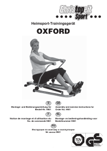 Manual Christopeit Oxford Rowing Machine