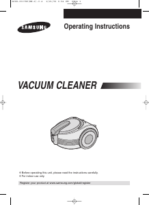 Manual Samsung SC7070 Vacuum Cleaner
