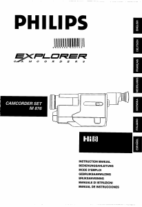 Handleiding Philips M876 Camcorder