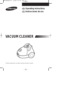 Manual Samsung VC-5953 Vacuum Cleaner
