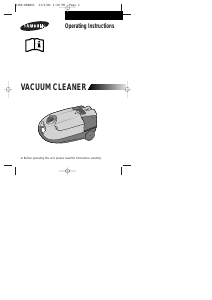 Manual Samsung VC-7616V Vacuum Cleaner