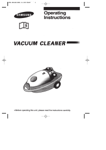 Manual Samsung VC-7727V Vacuum Cleaner