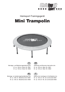 Bedienungsanleitung Christopeit Mini Trampolin