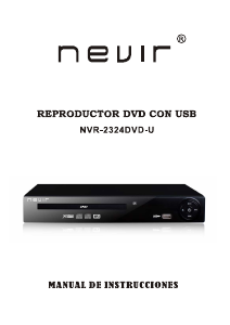 Manual de uso Nevir NVR-2324 DVD-U Reproductor DVD