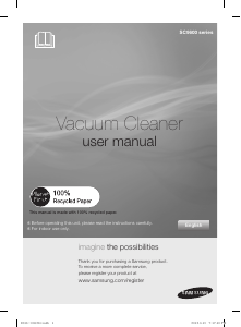 Manual Samsung VC331LLDC6SN Vacuum Cleaner