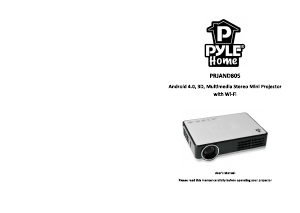 Manual Pyle PRJAND805 Projector