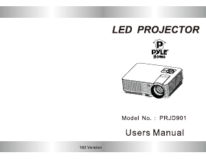 Manual Pyle PRJD901 Projector