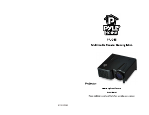 Manual Pyle PRJG45 Projector
