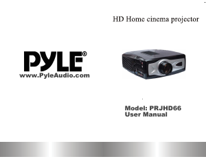 Manual Pyle PRJHD66 Projector