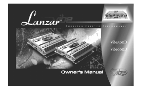 Handleiding Lanzar Vibe 300D Autoversterker