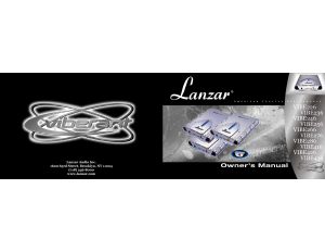 Manual Lanzar Vibe 426 Car Amplifier