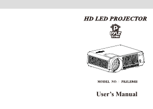 Handleiding Pyle PRJLE84H Beamer