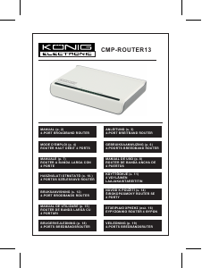 Bedienungsanleitung König CMP-ROUTER13 Router