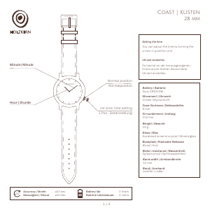 Manual Holzkern Amalfi Watch