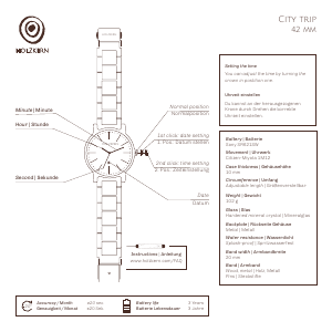 Handleiding Holzkern Castello Horloge