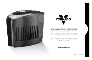 Manual de uso Vornado EVAP1 Humidificador