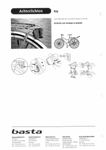 説明書 Basta Ray 自転車ライト