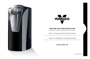 Mode d’emploi Vornado Ultrasonic Humidificateur