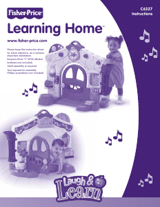 Handleiding Fisher-Price C6327 Learning Home