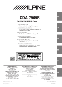 Handleiding Alpine CDA-7969R Autoradio