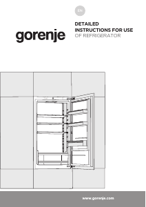 Manual Gorenje RI4121E1UK Refrigerator