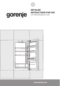 Bruksanvisning Gorenje RI4121E1UK Kylskåp