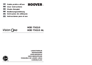 Manual Hoover HOD 75G10 AL-S Máquina de lavar louça