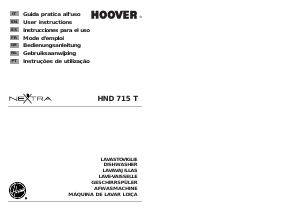 Manual Hoover HND 715T-86S Dishwasher