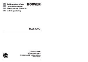 Manual Hoover HLSI 300G-S Máquina de lavar louça