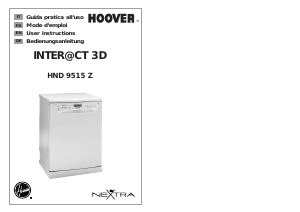 Manual Hoover HND 7515Z Dishwasher