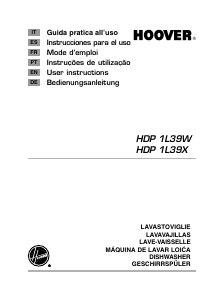 Manual de uso Hoover HDP 1L39X Lavavajillas