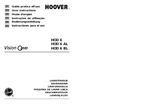 Manual de uso Hoover HOD 6/1-S Lavavajillas