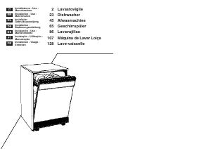 Manual Hoover DT999T SY Dishwasher