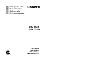 Manual Hoover DDY 085G-AUS Dishwasher