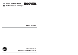 Manual Hoover HLSI 2000/3-30 Máquina de lavar louça