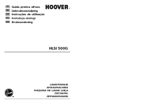 Manual Hoover HLSI 500G-30 Máquina de lavar louça