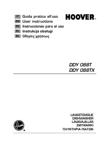 Instrukcja Hoover DDY 088T/3 Zmywarka